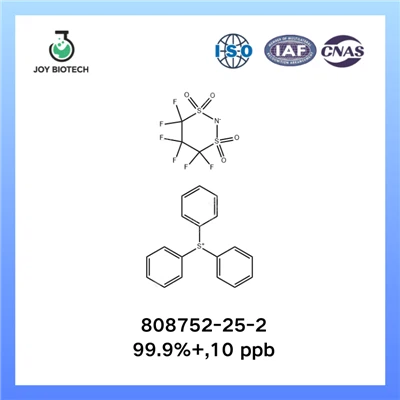 Trifenil sulfonijum 4,4,5,5,6,6-heksafluorodihidro-4H-1,3,2-ditiazin 1,1,3,3-tetraoksid CAS NO 808752-25-2