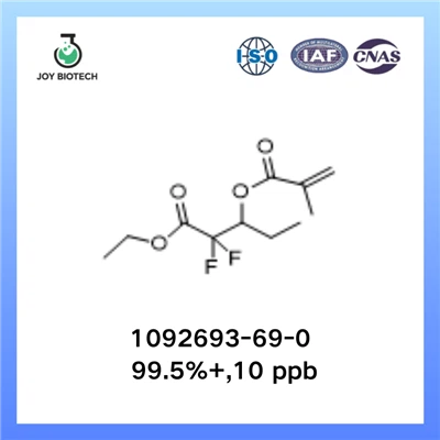 Pentanska kiselina, 2,2-difluoro-3-[(2-metil-1-okso-2-propen-1-il)oksi]-, etil ester CAS NO 1092693-69-0